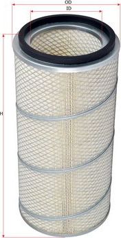 Воздушный фильтр Sakura. Артикул A-1024