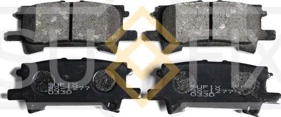 Колодки тормозные дисковые | зад прав/лев | (Sufix). Артикул SX-1277