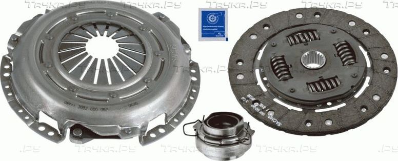 Сцепление (комплект) SACHS для Toyota Hilux V 1988-1997. Артикул 3000 950 902