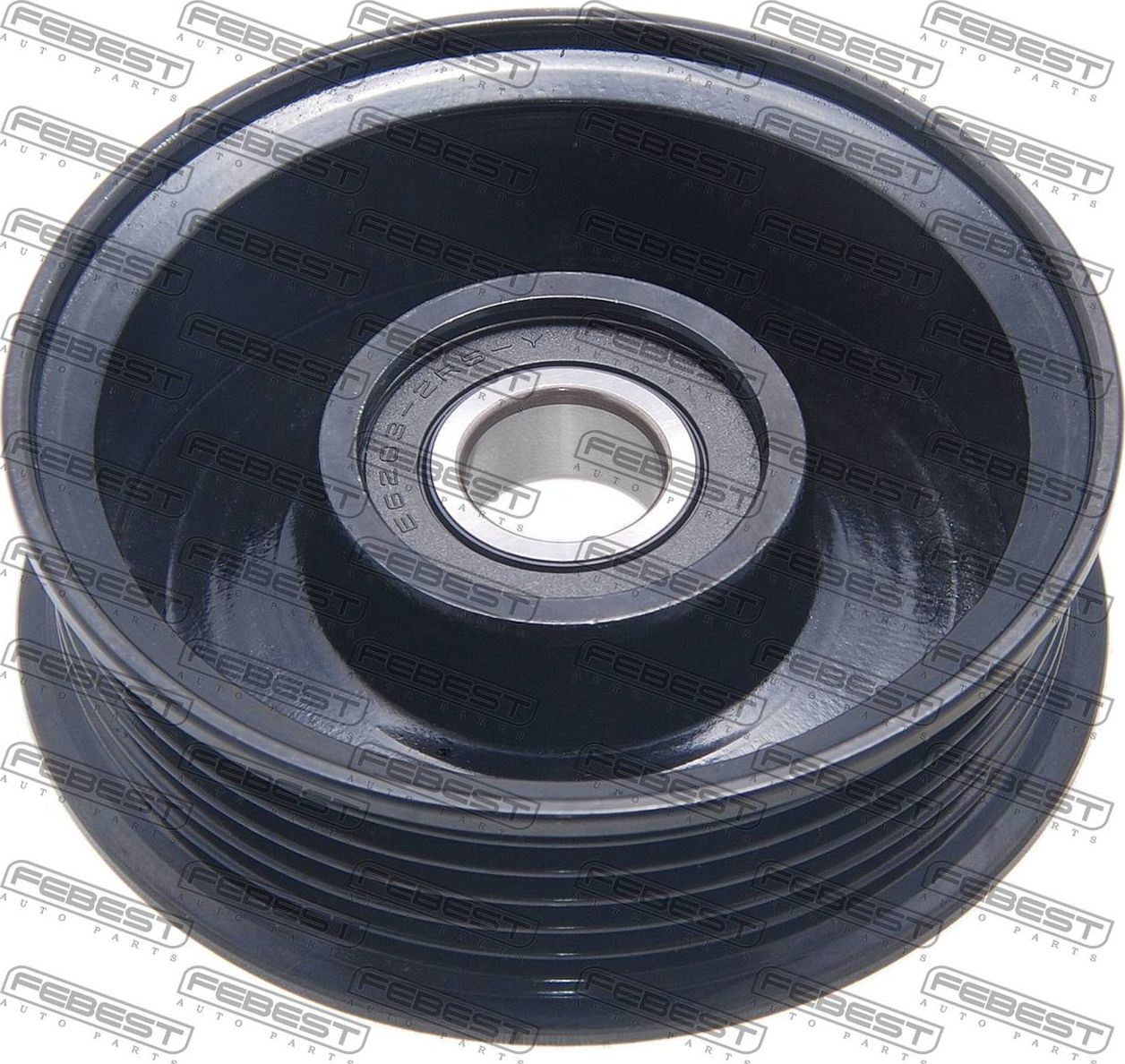 Направляющий (ведущий) ролик приводного поликлинового ремня Febest. Артикул 2188-F150P1