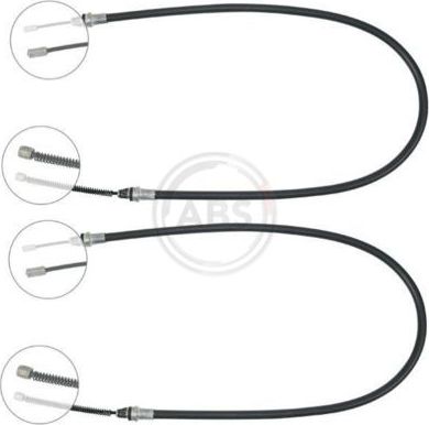 Трос ручника (тросик ручного тормоза) ABS задний правый/левый для Smart Fortwo I (W450) 1998-2007. Артикул K16626