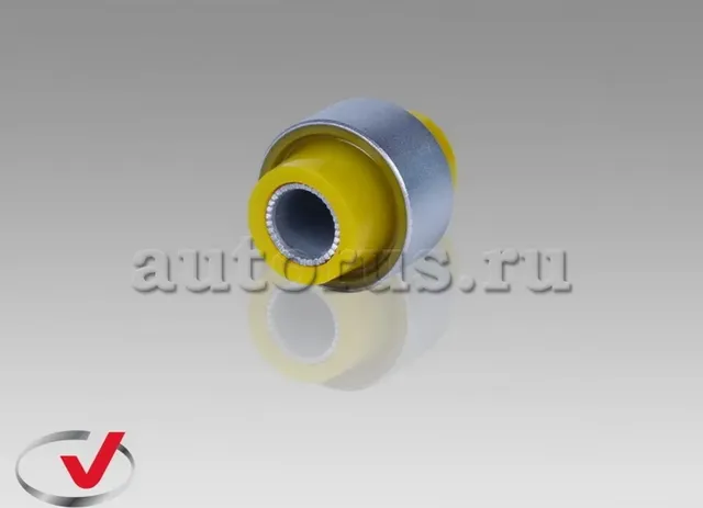 Сайлентблок Полиуретановый (задний ,круглый) переднего рычага (Vtulka). Артикул 106413