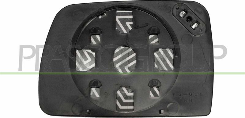 Зеркальное стекло бокового зеркала Prasco. Артикул BM8207503