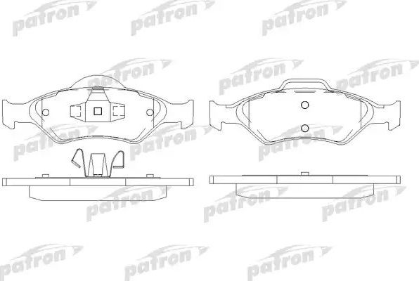 Тормозные колодки Patron. Артикул PBP1393