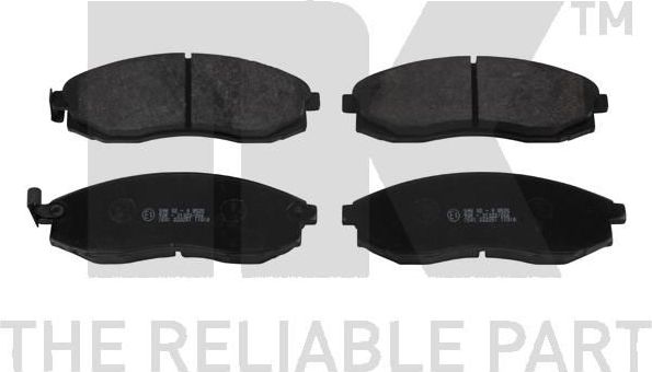 Тормозные колодки NK. Артикул 222251