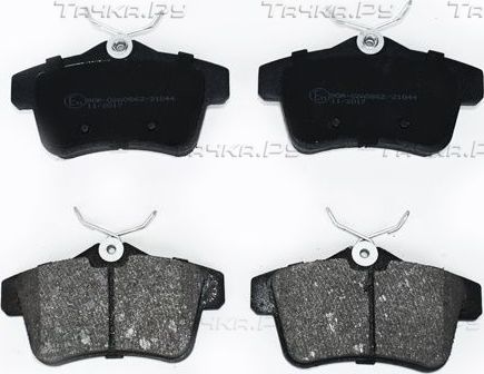 Тормозные колодки ASAM задние для Citroen DS5 2011-2015. Артикул 74259