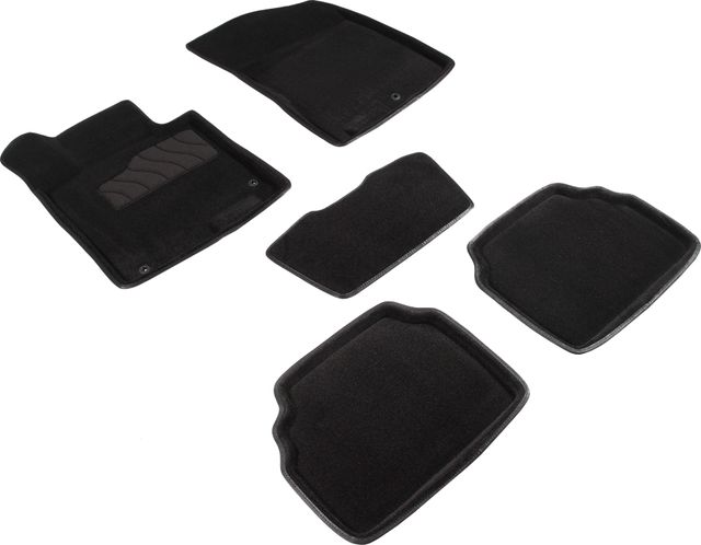 Комплект ковриков 3D Seintex для салона Hyundai Sonata VIII 2019-2026 ЧЕРНЫЕ. Артикул 93053