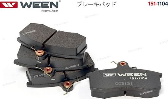 Тормозные колодки WEEN. Артикул 151-1104