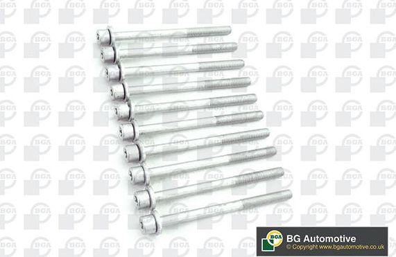 Комплект болтов ГБЦ BGA. Артикул BK6374