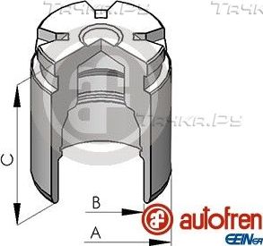 Поршень тормозного суппорта Autofren Seinsa (сталь). Артикул D025530