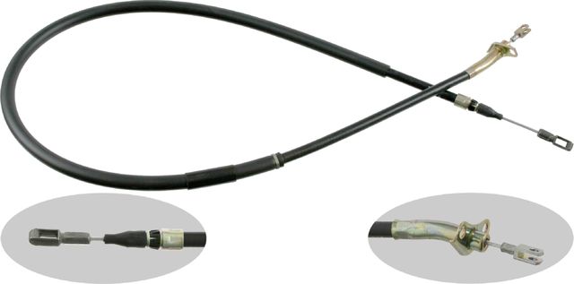 Трос ручника (тросик ручного тормоза) SWAG задний правый/левый для Mercedes-Benz G-Класс W463 I 1998-2018. Артикул 10 92 1263