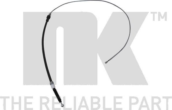 Трос ручника (тросик ручного тормоза) NK. Артикул 9047129