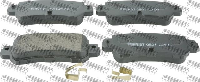 Тормозные колодки Febest задние для Mazda CX-5 II 2017-2026. Артикул 0501-CX5R