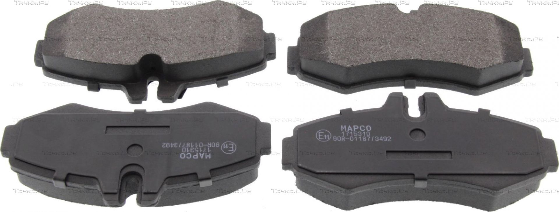Тормозные колодки MAPCO. Артикул 6522
