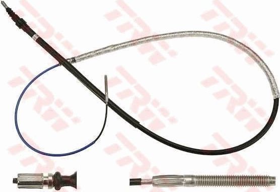 Трос ручника (тросик ручного тормоза) TRW задний правый/левый для Volkswagen Passat B3 1989-1997. Артикул GCH2332