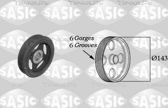 Шкив коленвала Sasic для Nissan Tiida I 2007-2013. Артикул 2154023