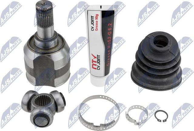 Полуось (привод в сборе, приводной вал) NTY передняя правая/левая для Kia Proceed II 2013-2026. Артикул NPW-HY-558