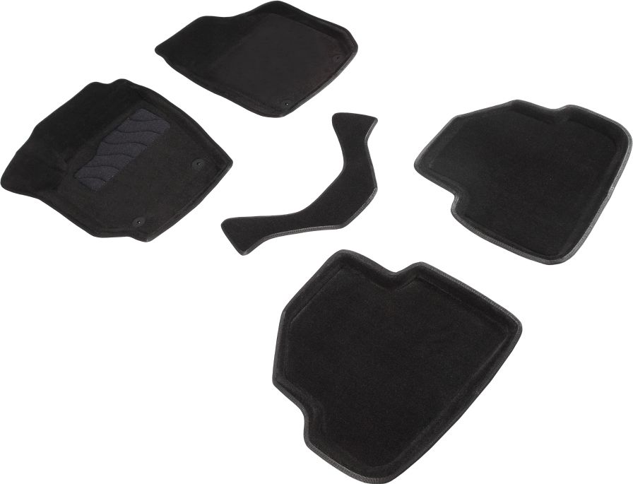 Коврики Seintex 3D ворсовые для салона Skoda Fabia II 2007-2014. Артикул 83752