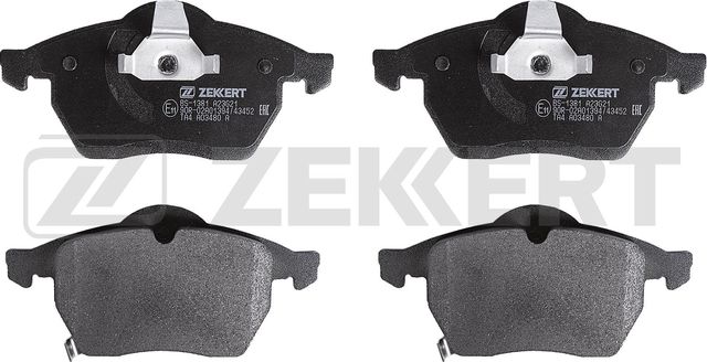 Тормозные колодки Zekkert передние для Saab 9-5 I 1997-2009. Артикул BS-1381