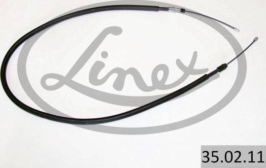 Трос ручника (тросик ручного тормоза) Linex. Артикул 35.02.11