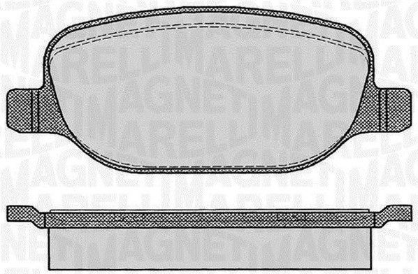 Тормозные колодки Magneti Marelli. Артикул 363916060114