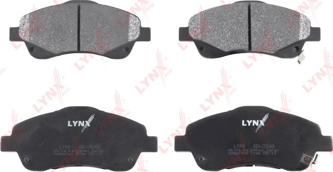 Тормозные колодки LYNXauto. Артикул BD-7548