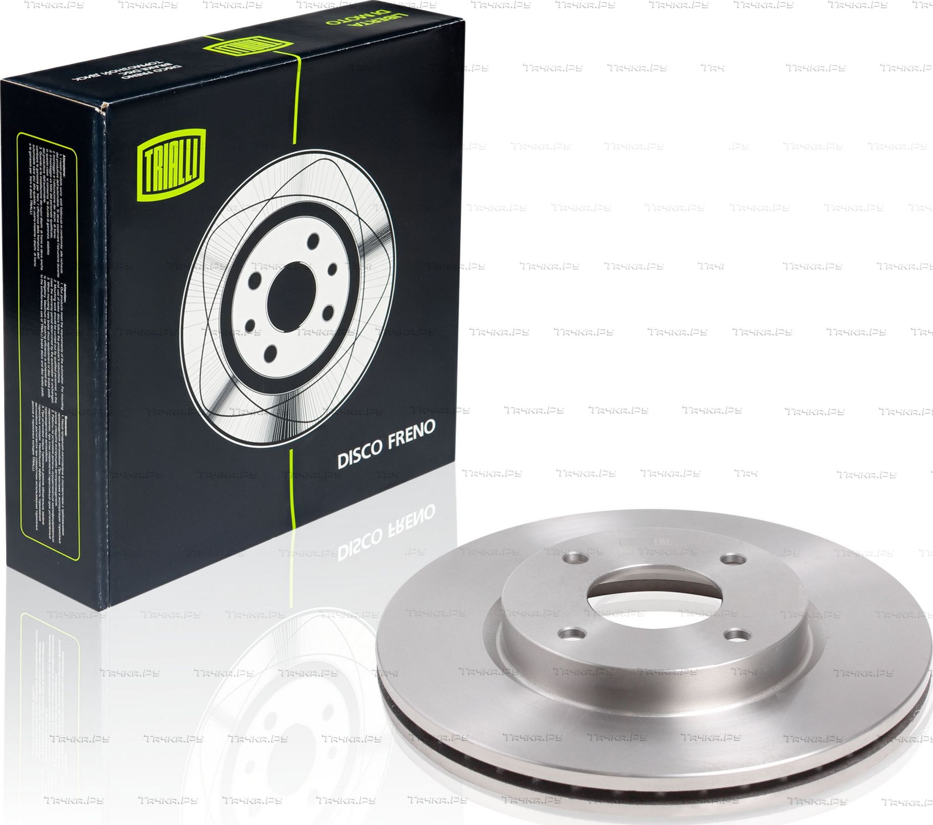 Тормозной диск Trialli передний для Nissan Cube Z12 2010-2026. Артикул DF 140119