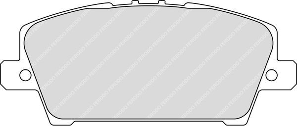 Тормозные колодки FERODO RACING DS2500 для Honda Civic VIII 2005-2011. Артикул FCP1859H