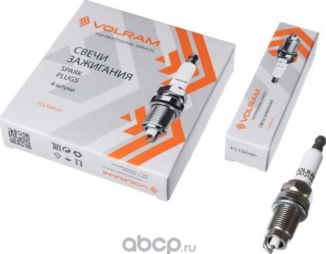 СВЕЧА ЗАЖИГАНИЯ VW POLO 1.2-1.6 06-14 SKODA RAPID 1.2, 1.6 12-/FABIA II 1.2-1.6 (Volram). Артикул VR12135