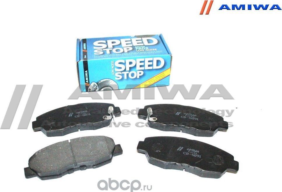 Колодки тормозные передние (Amiwa). Артикул CD5091