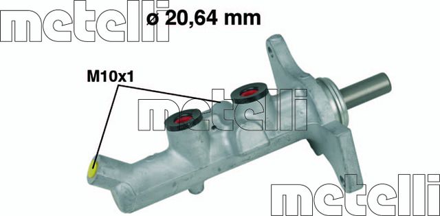 Тормозной цилиндр главный Metelli для Toyota Corolla E140, E150 2007-2014. Артикул 05-0592