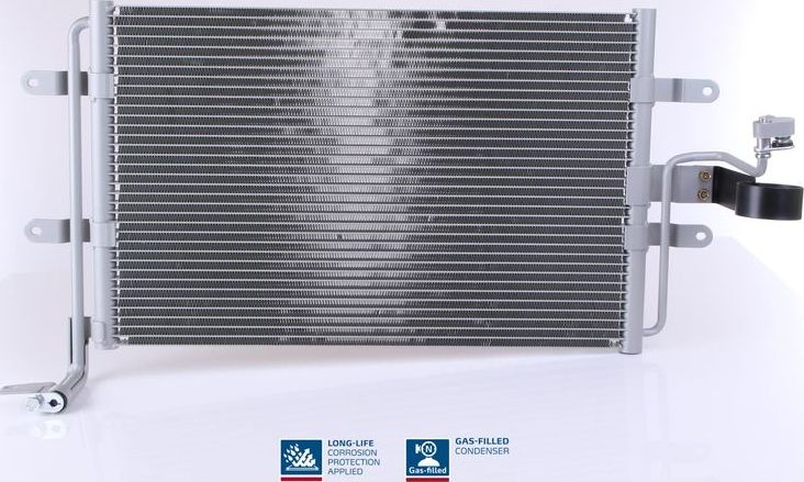 Радиатор кондиционера (конденсатор) Nissens (алюминий). Артикул 94838