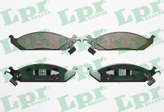 Тормозные колодки LPR передние для Dodge Stratus I 1995-2001. Артикул 05P1519