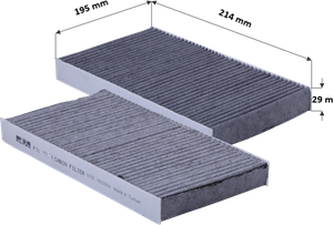 Салонный фильтр FIL Filter для Toyota Hilux VII 2005-2015. Артикул HCK 7138