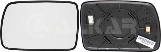 Зеркальное стекло бокового зеркала Alkar. Артикул 6431639