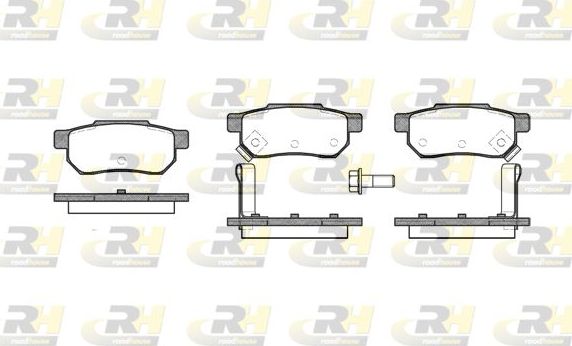 Тормозные колодки RoadHouse задние для Honda Integra I 1985-1989. Артикул 2233.12