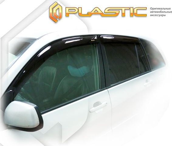 Дефлекторы СА Пластик для окон (Classic полупрозрачный) Toyota Rav4 2000-2005. Артикул 2010030300641