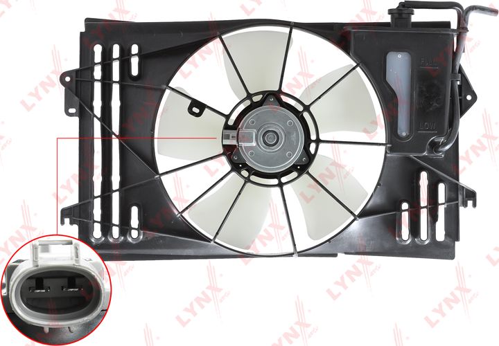 Вентилятор радиатора двигателя LYNXauto. Артикул RF-1009