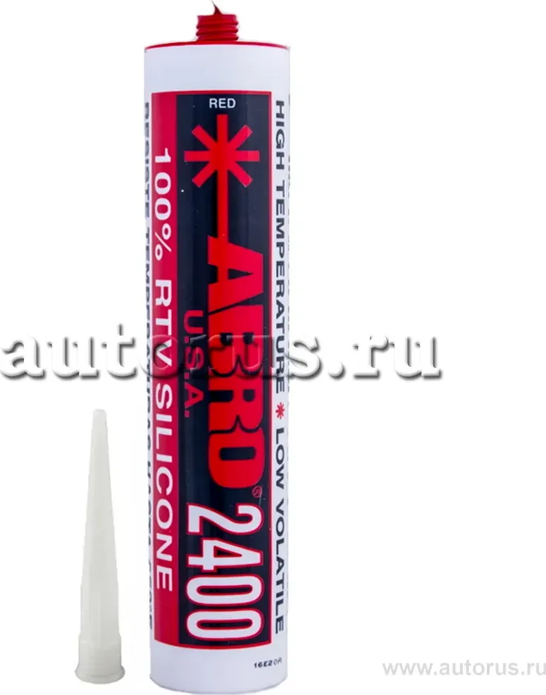 Герметик красный силиконовый высокотемпературный 310мл ABRO Abro. Артикул SS2400