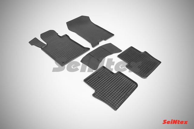 Коврики резиновые Seintex с узором сетка для салона Acura TLX 2014-2026. Артикул 86110