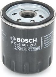 Масляный фильтр Bosch для Jaguar XE I 2015-2020. Артикул F 026 407 203