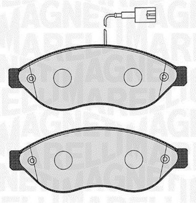 Тормозные колодки Magneti Marelli. Артикул 363916060642