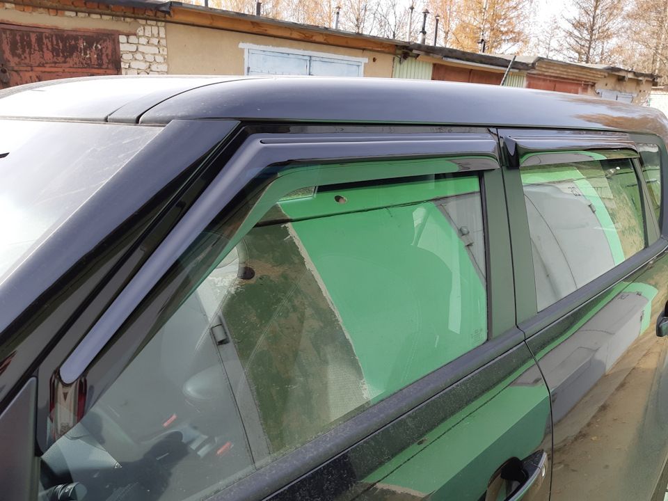 Дефлекторы V-Star для окон Kia Soul II 2013-2019. Артикул D04450