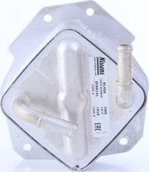 Радиатор масляный (маслоохладитель) для двигателя Nissens (алюминий). Артикул 91456