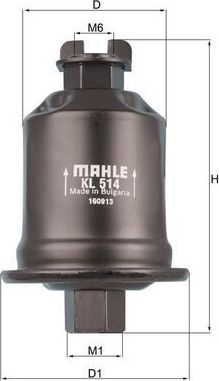 Топливный фильтр Mahle. Артикул KL 514