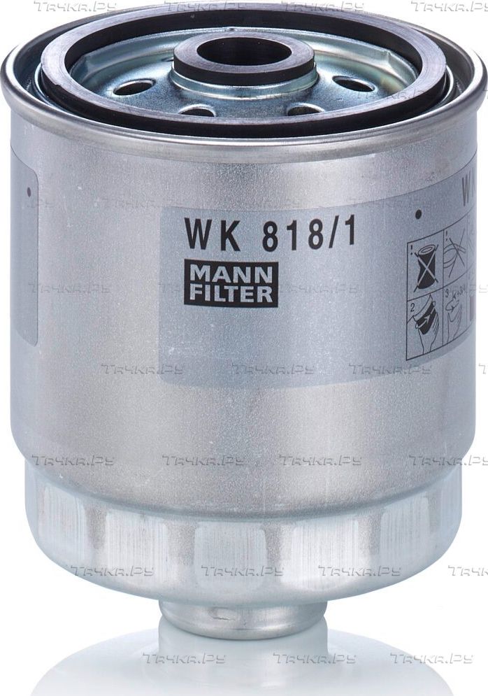 Топливный фильтр Mann-Filter для Hyundai Accent II 2002-2004. Артикул WK 818/1