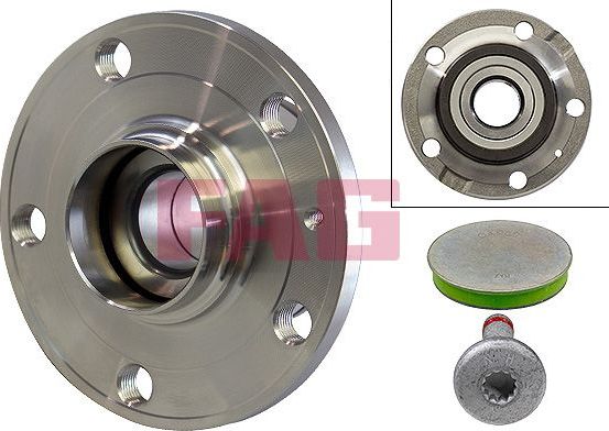 Ступица колеса с интегрированным подшипником Fag задняя для Volkswagen Sharan II 2010-2026. Артикул 713 6110 00