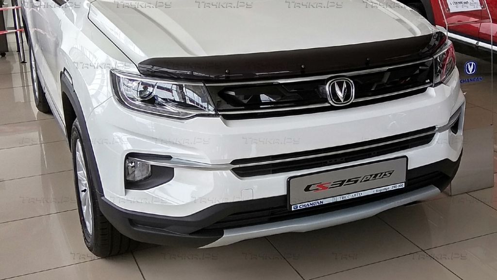 Дефлектор SIM для капота Changan CS35 Plus 2018-2026. Артикул SCGCS35P1912