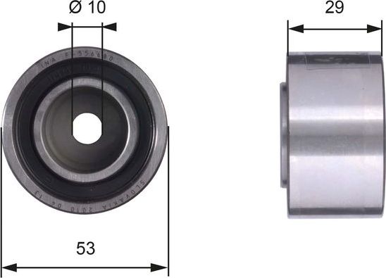 Направляющий (ведущий) ролик ремня ГРМ Gates PowerGrip® для Fiat Marea 1996-2003. Артикул T42059