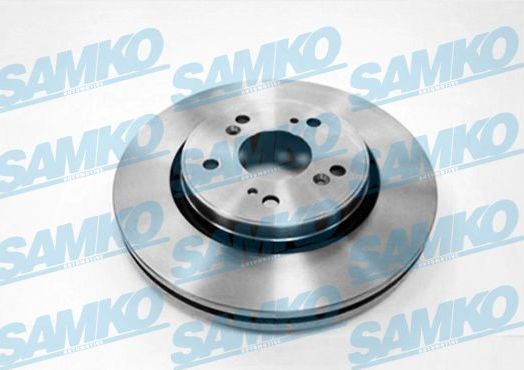 Тормозной диск Samko передний для Honda CR-V III 2006-2012. Артикул H1029V